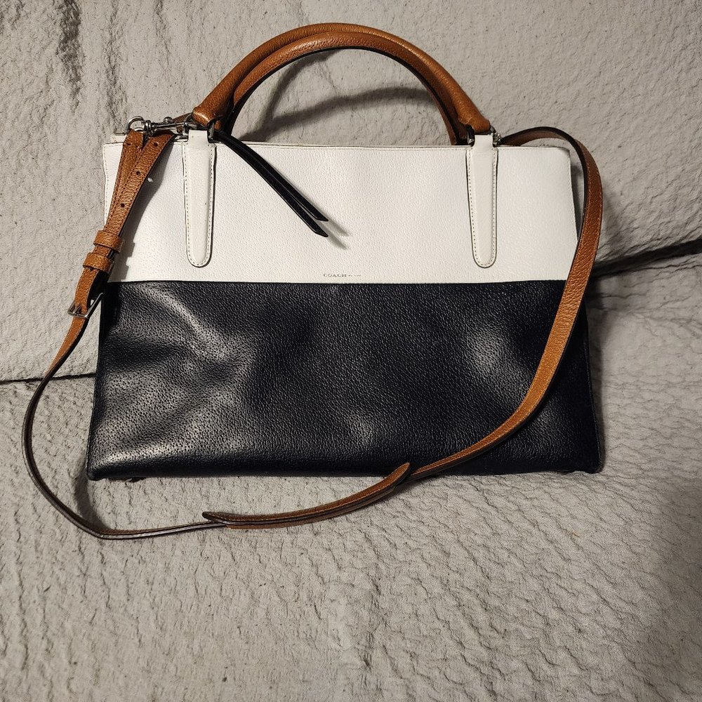 Coach leather crossbody handbag